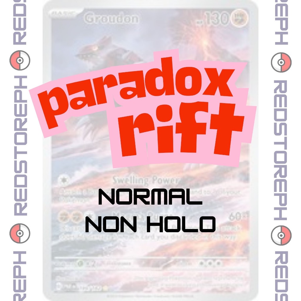 normal non holo paradox rift pokemon trading card games | Shopee ...