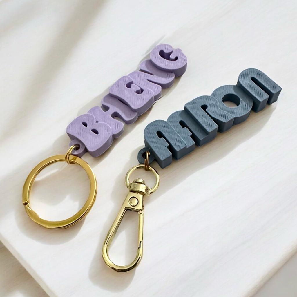 Name Keychain | Personalized | 3D Printed | Shopee Philippines