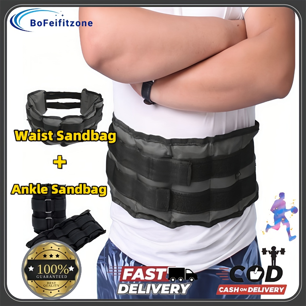 Sandbag Set Ankle Weights And Waist Weights 2~11KG Adjustable Strength ...