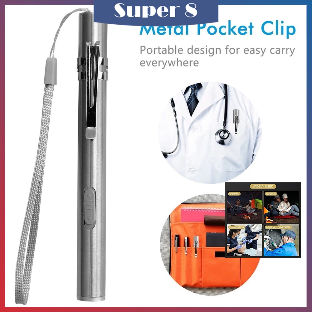 Portable Led Pen Light for Doctor Nurse Medical Flashlight outdoor ...