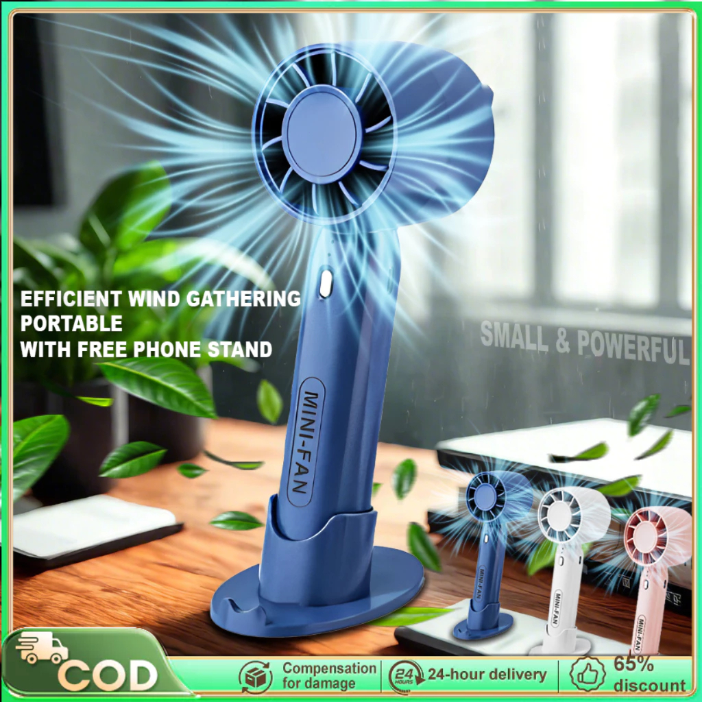 BUY 1 TAKE 1 Portable Mini Fan USB Rechargeable Turbo Fan Adjustable ...