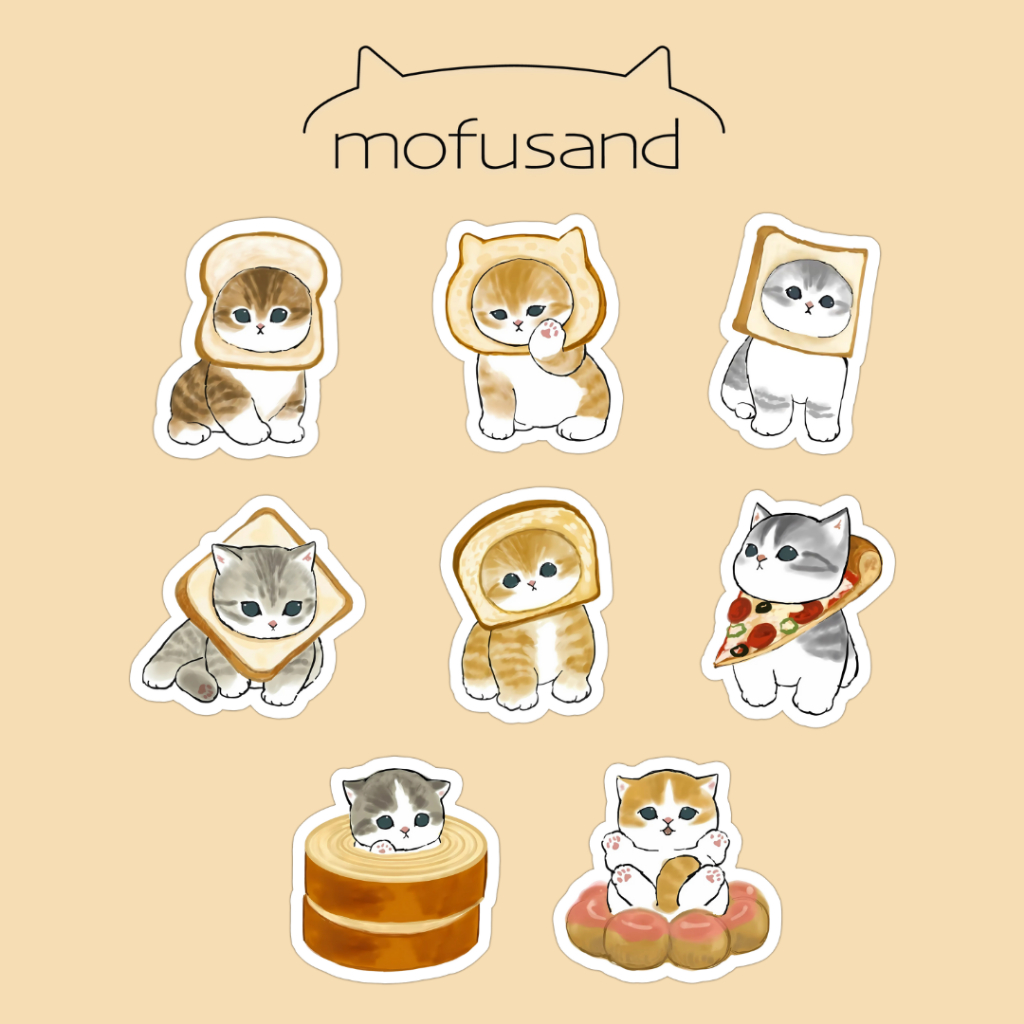 MOFUSAND Food Series 2 Sticker Set (8pcs) | Shopee Philippines