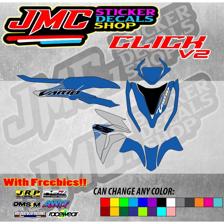 HOND CLICK V2 FULL DECALS PRINTED LAMINATED QUALITY DECALS | Shopee ...