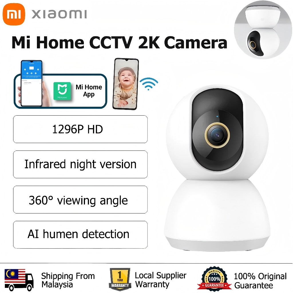 Xiaomi Smart Camera C200 Global Version 360° Security Camera 1080P HD IR  Night Vision Indoor CCTV