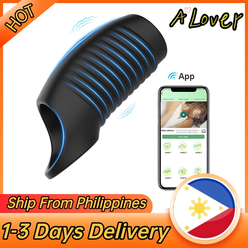 APP Remote Penis Vibrator G Spot Vibrating Stimulator Men Delay Penis ...