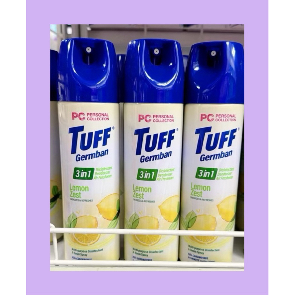 TUFF GERMBAN MULTI-PURPOSE DISINFECTANT & ROOM SPRAY LEMON ZEST ...