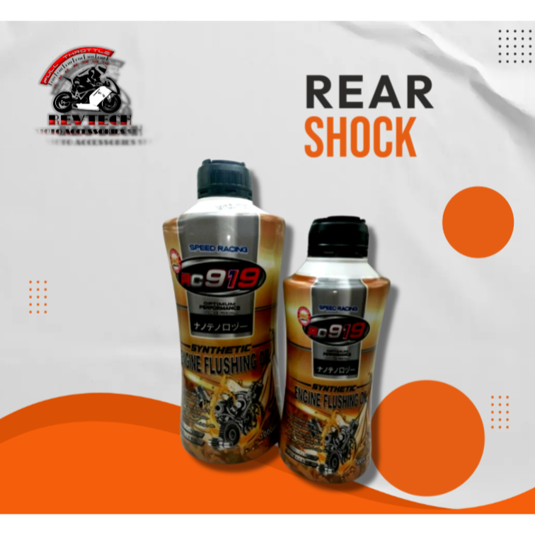 RC919 ENGINE CLEANSE FLUSHING OIL GOLD 500ML/1L | Shopee Philippines