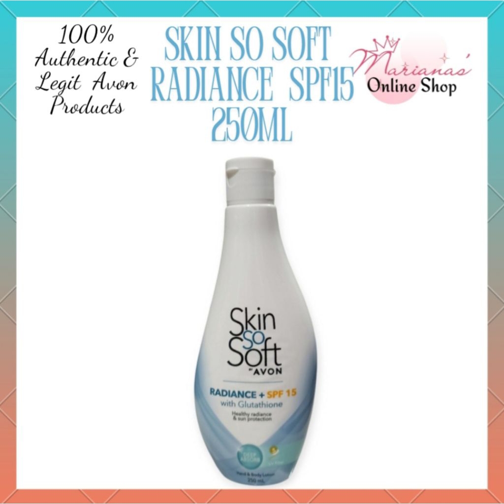 avon skin so soft glutathione with spf 15 review RADIANCE W/ SPF15 LOTION 225ml datafiltersubsegment: FACE TREATMENTS Review Vitamina C Glutathione BPC-157 - Refined Bio (Type):Capsules black flies