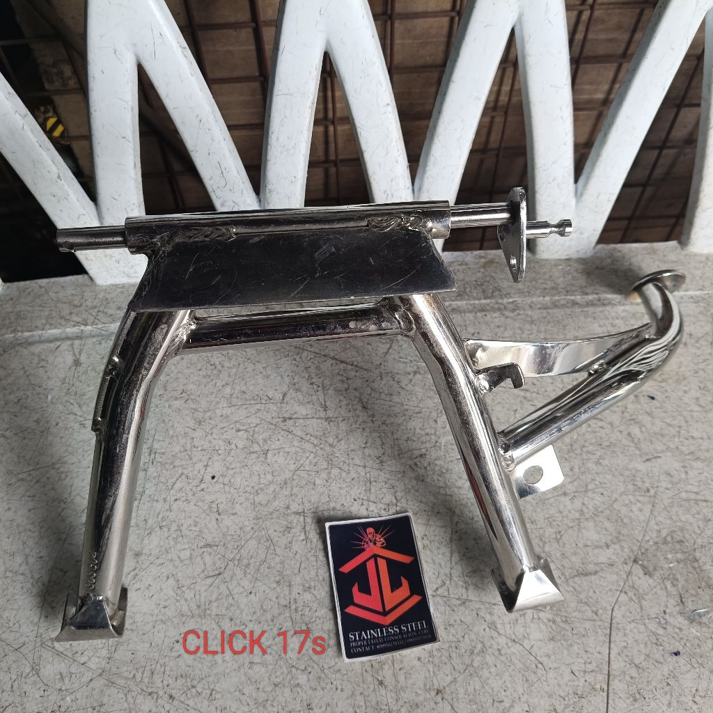 Pure Stainless CLICK 17s Center Stand w/ Axle | Shopee Philippines