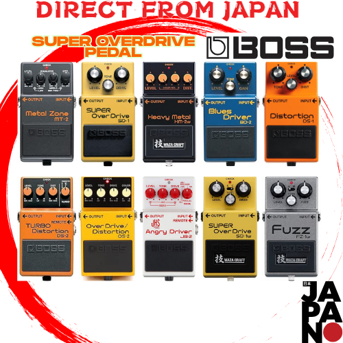 BOSS Super Overdrive Pedal – Asymmetrical Clipping Tone Level Drive ...