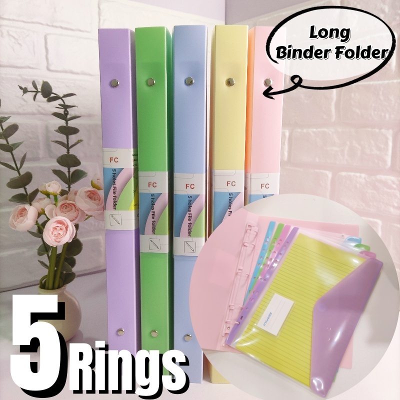 Long Size Binder Folder Lever Arch Files with 5Holes File Folder Paper ...