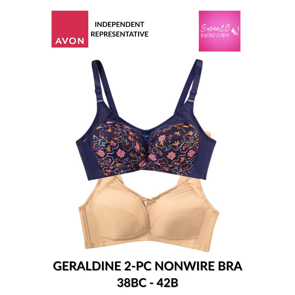 AVON Geraldine Non-wire M-frame 2-pc Bra Set | Shopee Philippines