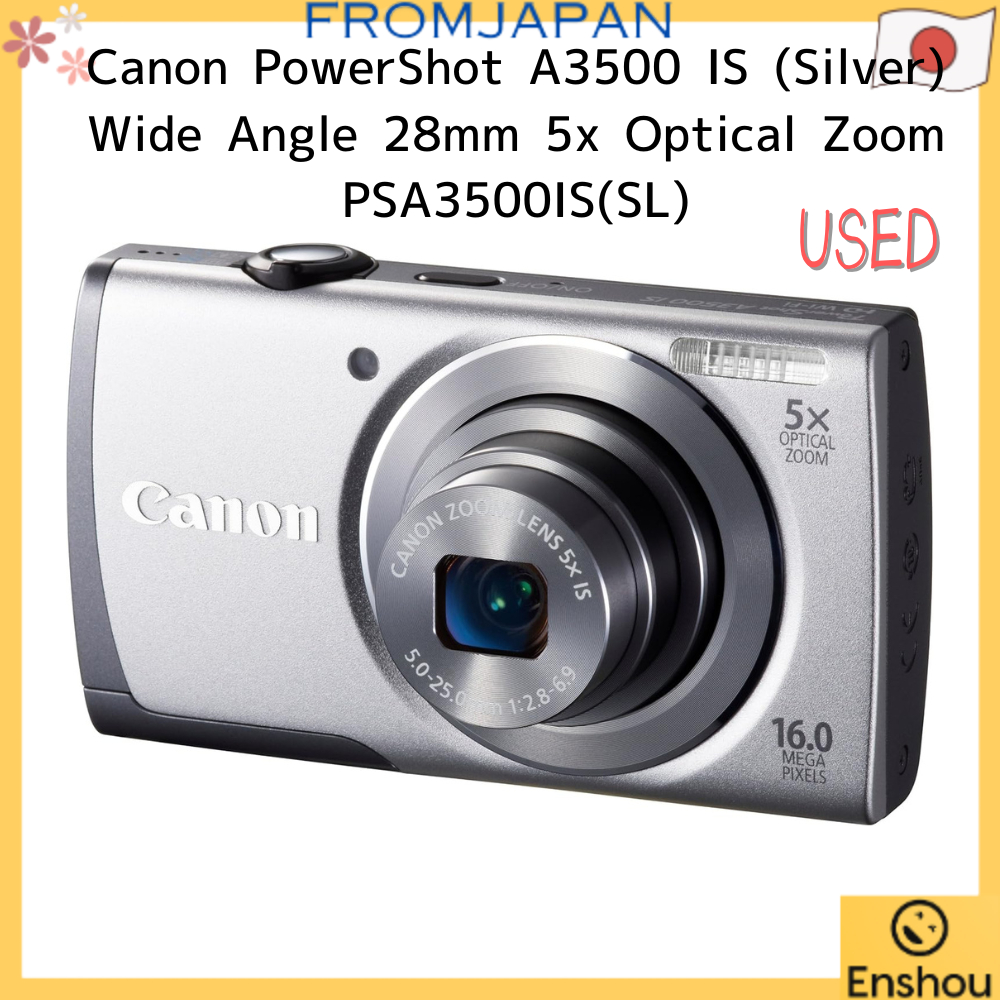 Direct from japan][USED ITEMS]Canon Digital Camera PowerShot A3500