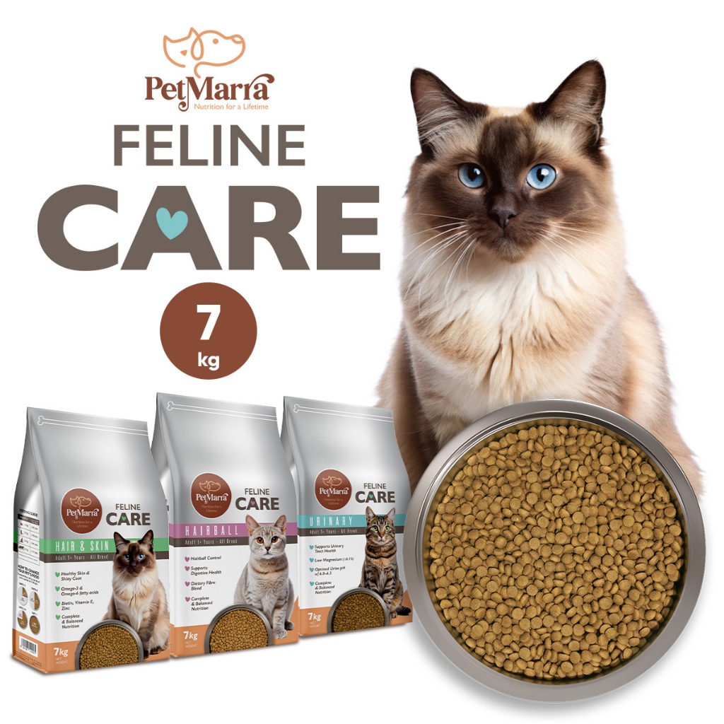 Image result for PetMarra Feline Care Adult Cat Dry Food Urinary Hair and Skin Hairball ...