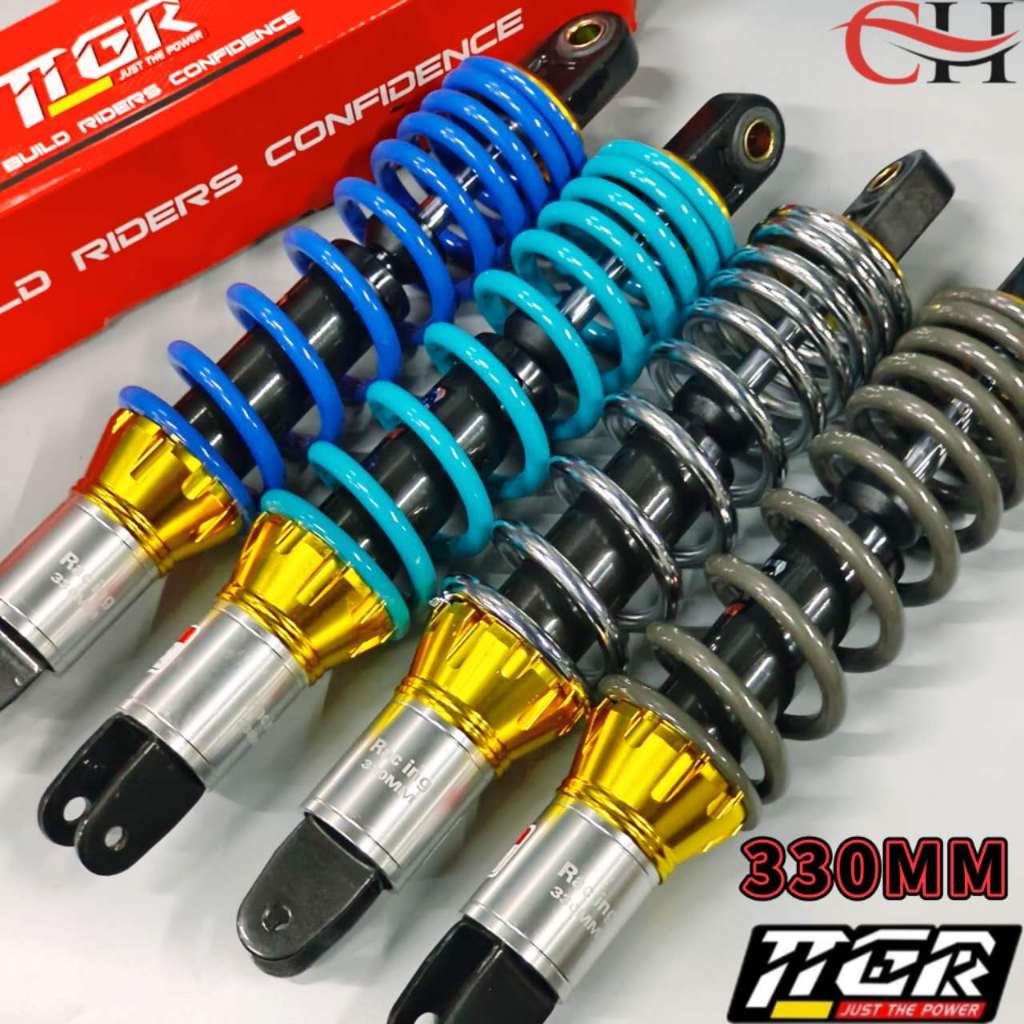 TTGR REAR SHOCK 330MM SKYDRIVE CLICK125/150 /BEAT/BEAT FI /MIO SPORTY ...