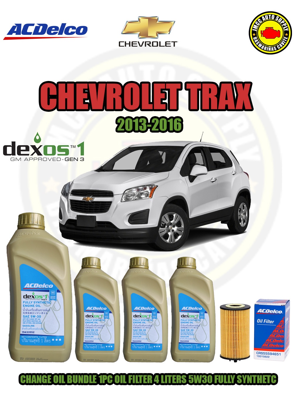 Chevy Trax 2015 Oil Typenull