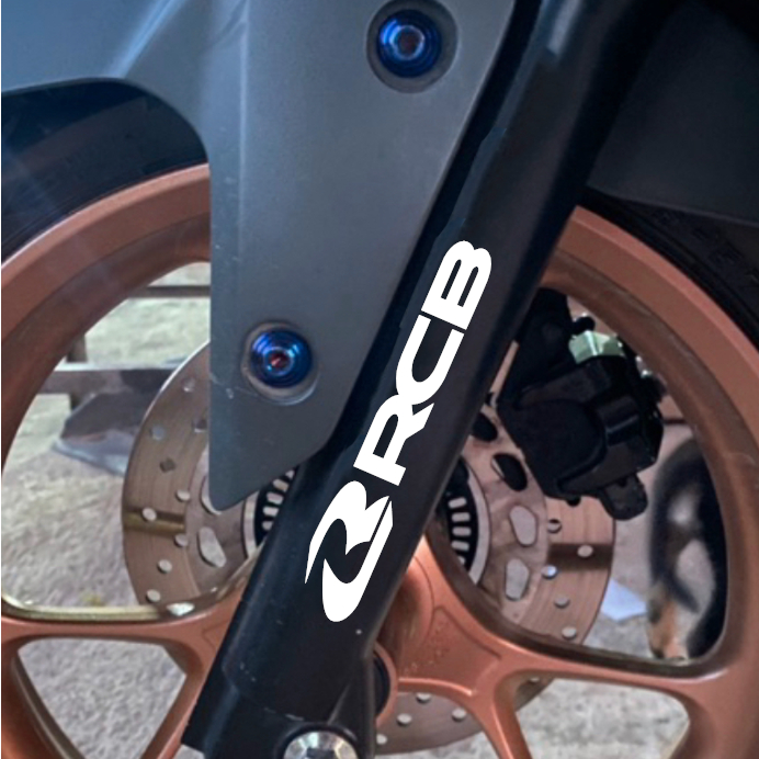 RCB Sticker 2pcs Cut out vinyl waterproof Sticker | Shopee Philippines