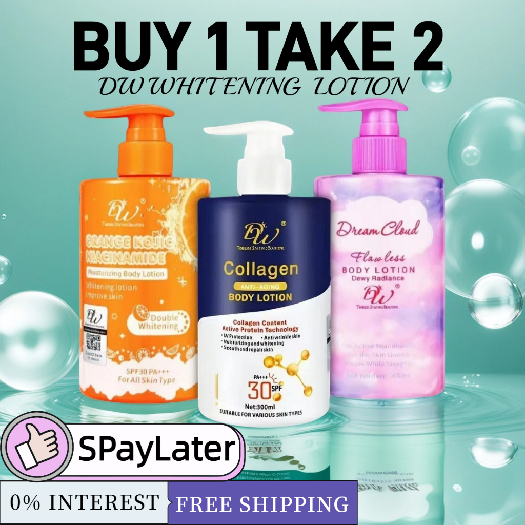 [ BUY 1 TAKE 2] DW Lotion 3 Bottles Whitening Moisturizing Brightening ...