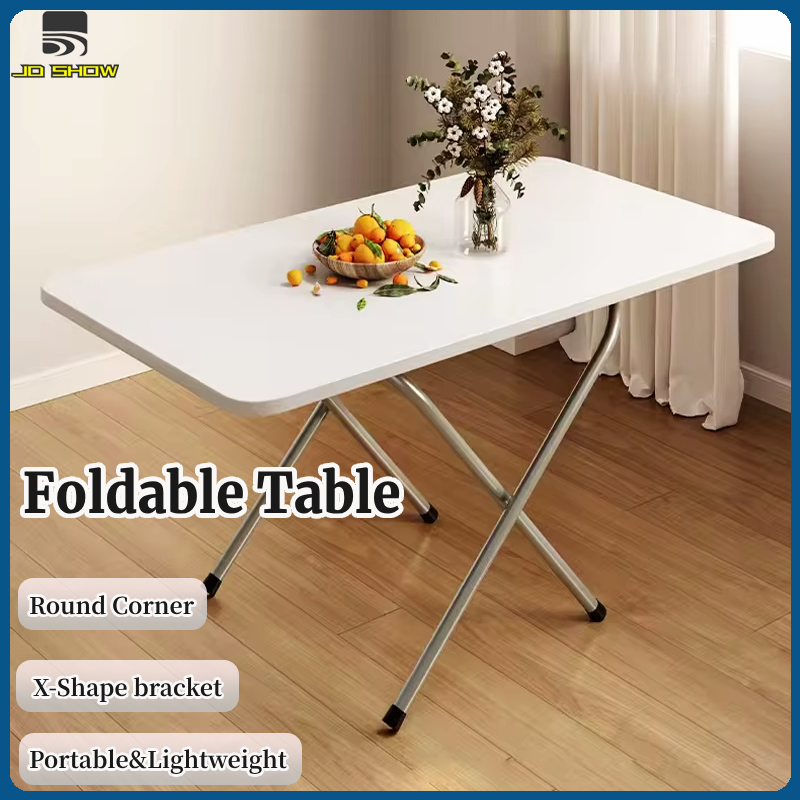 Foldable dining table household small apartment simple outdoor portable ...