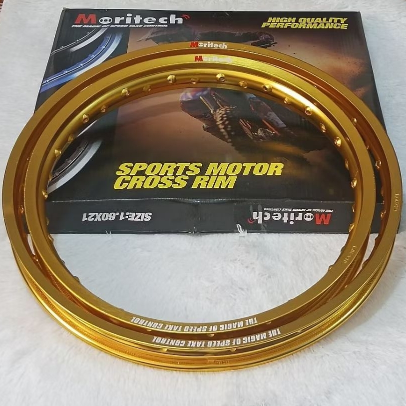 MORITECH ALLOY RIM 18-21 XR200 CRF150L DT125 XTZ125 KLX150/140 KMX125 ...