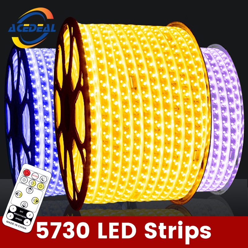 20-100M LED strip Light Waterproof (Free control remote) 5730 120 LED/M ...