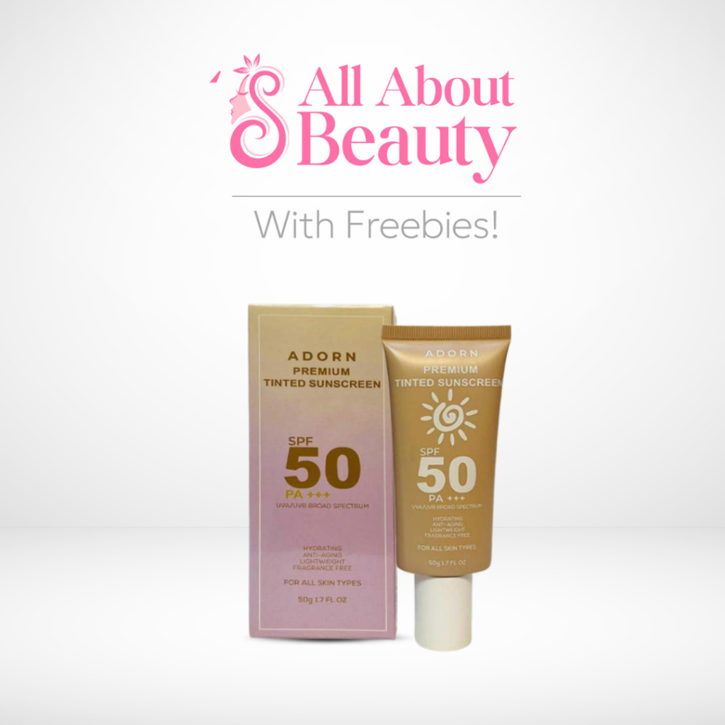 ADORN Premium Tinted Sunscreen Spf50 PA+++ Anti Aging UVA UVB Broad ...