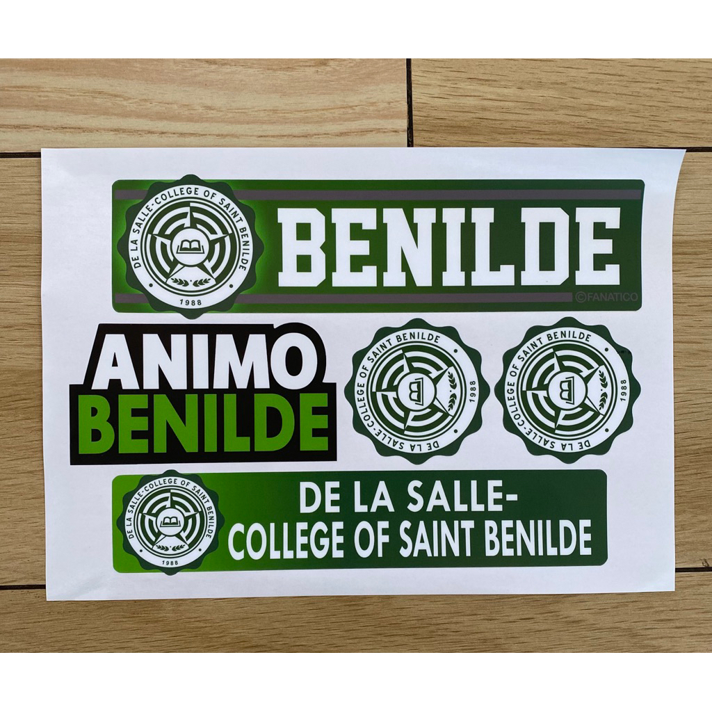 Fanatico College of Saint Benilde Waterproof Sticker CSB Blazer La ...