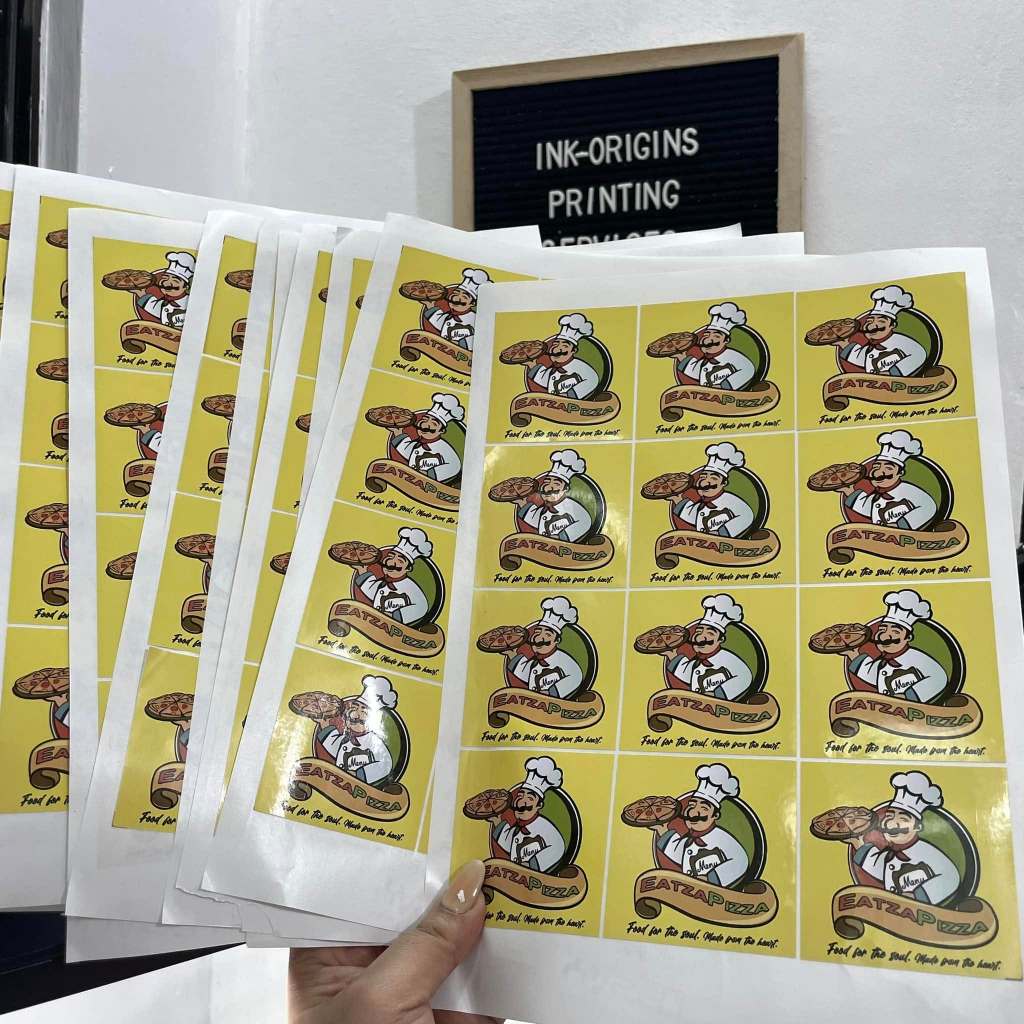 Customized Product Sticker Label A4 Size | Shopee Philippines