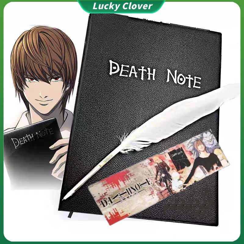 Death Note Notebook Set Cartoon Japan Animation Notebook with Feather ...