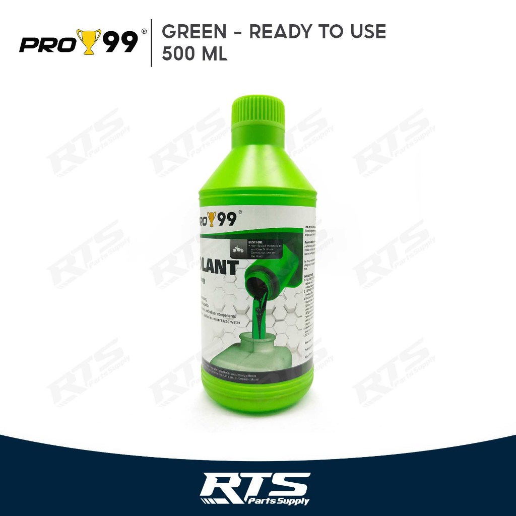 Pro99 Coolant Green Ready to Use 1 Liter / 1L | 2 Liters / 2L | 500ml ...