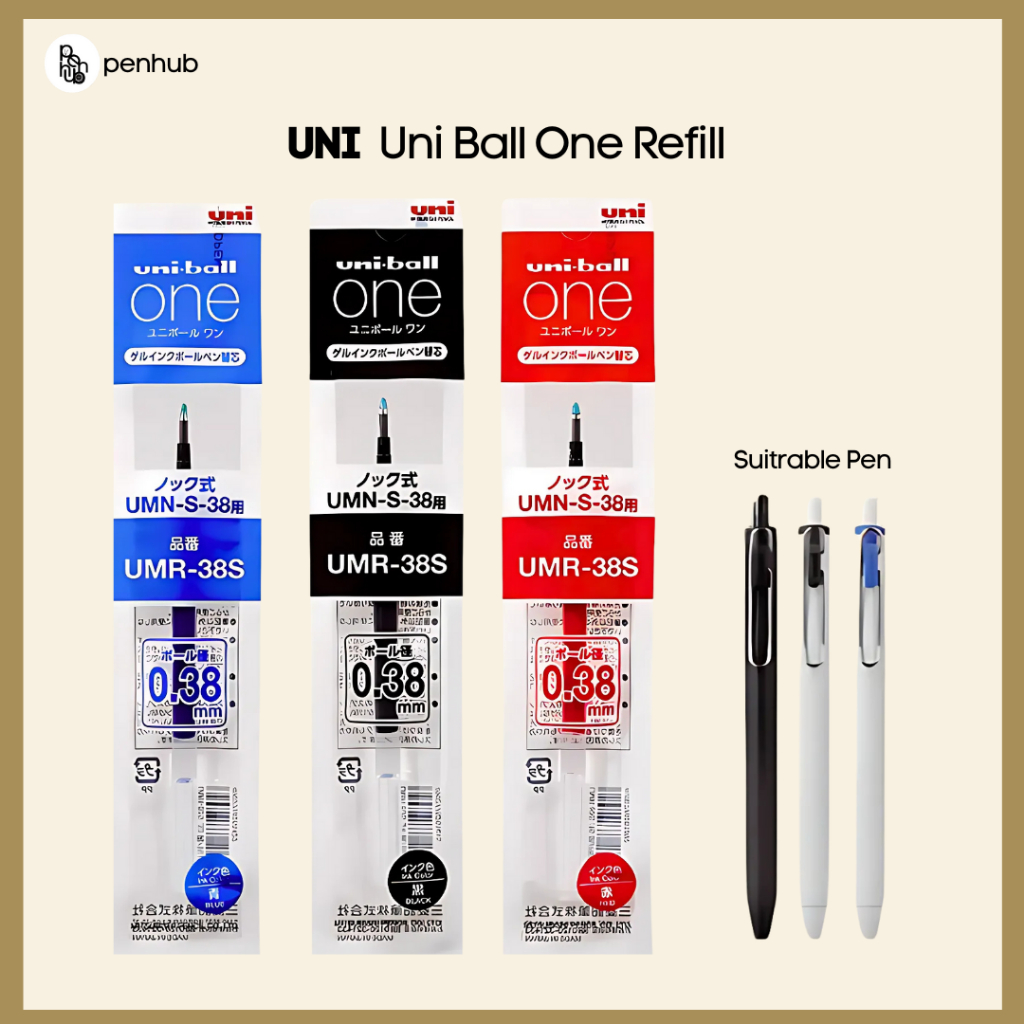 Uni ball One Refill 0.5mm & 0.38mm - Penhub | Shopee Philippines
