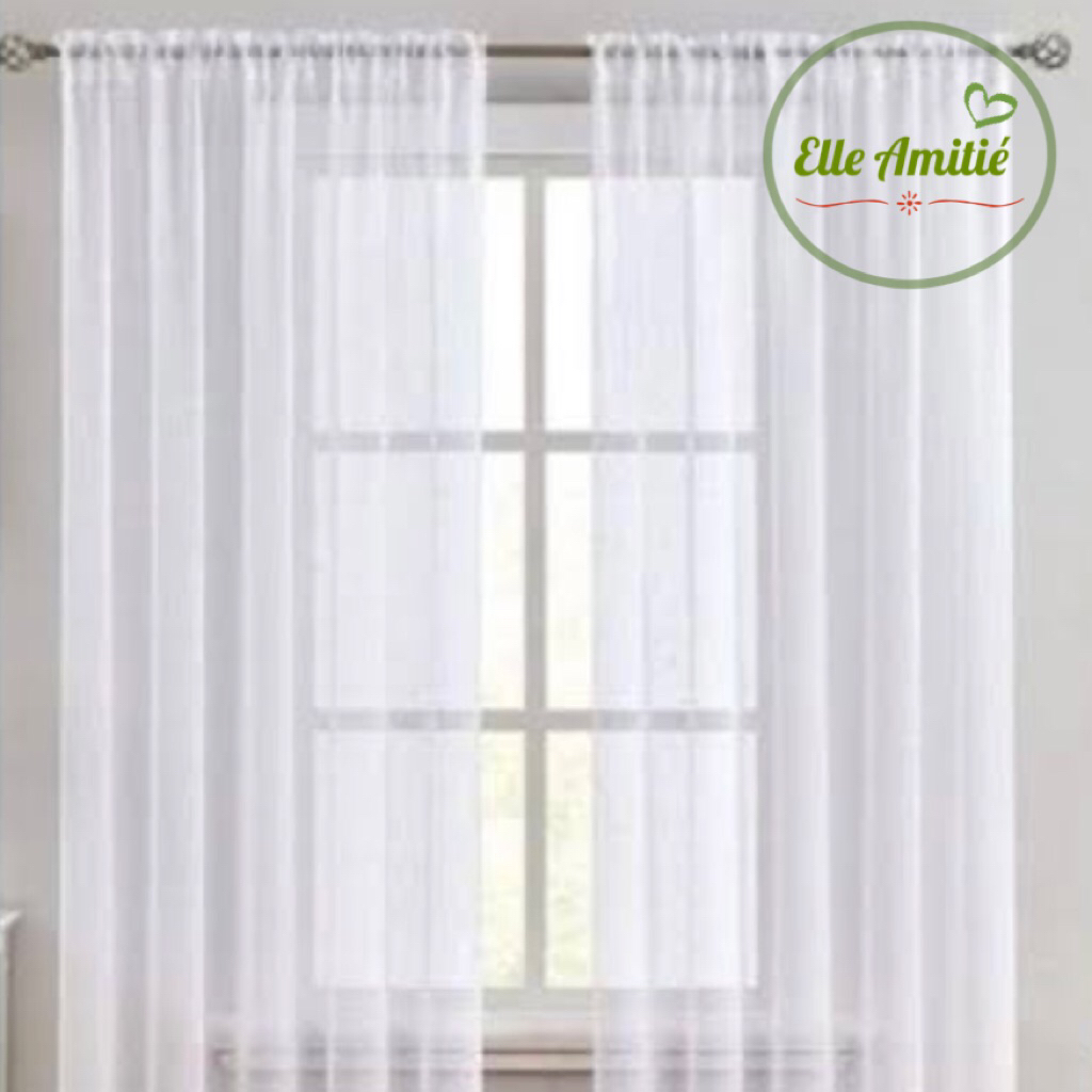 4ft. up to 20ft. Linen / Sheer ( non ring / with rings ) sold per pc ...