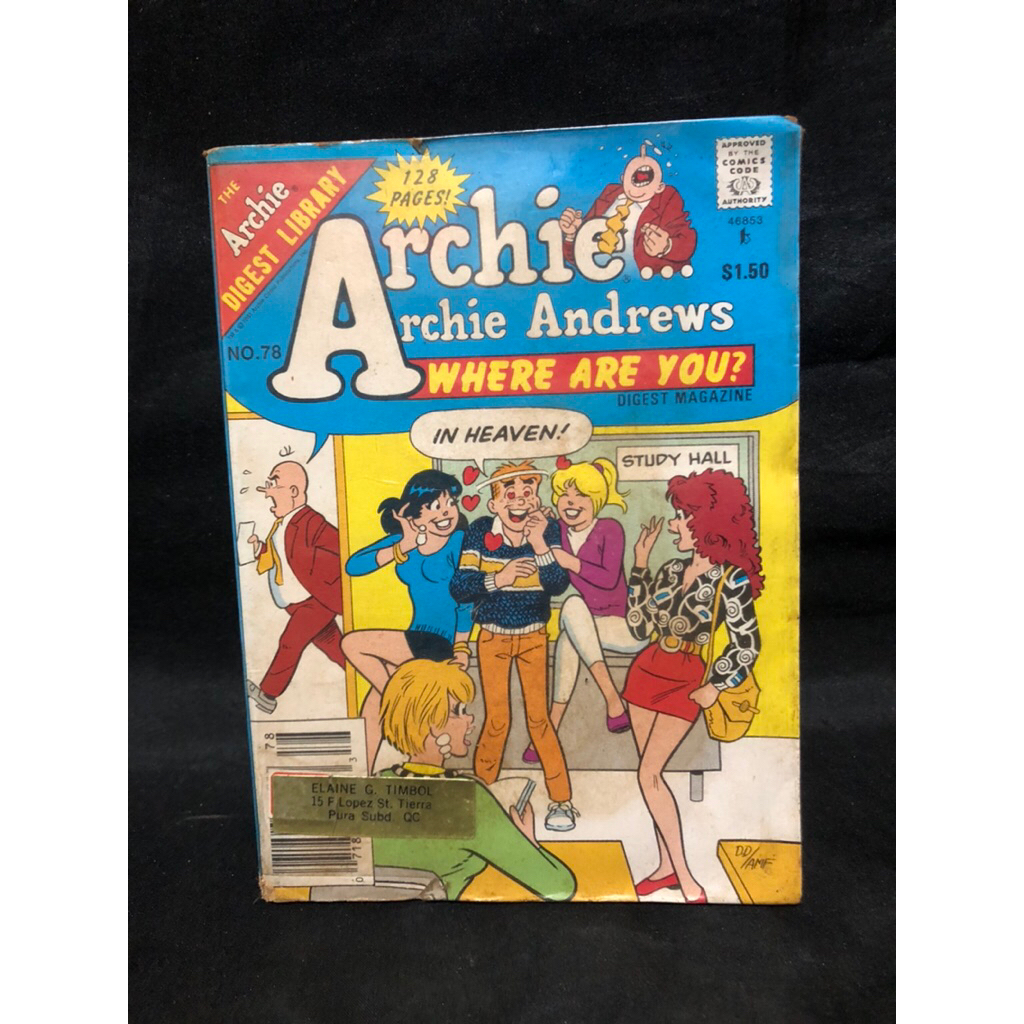 ARCHIE… ARCHIE ANDREWS WHERE ARE YOU ? NO 78 | Shopee Philippines