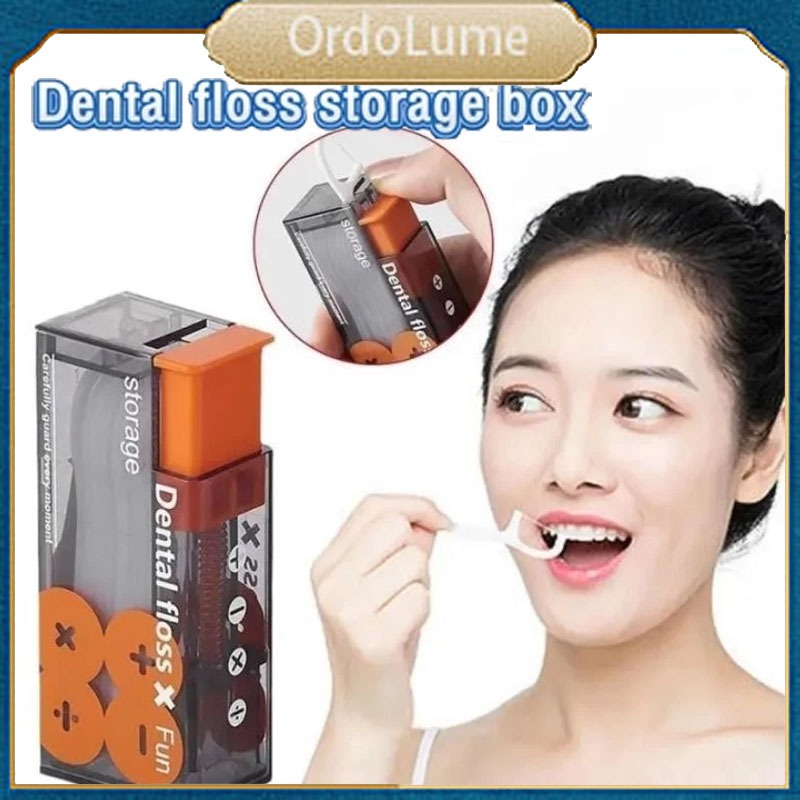 Portable Dental Floss Box Automatically Pops Out Dental Floss Storage ...