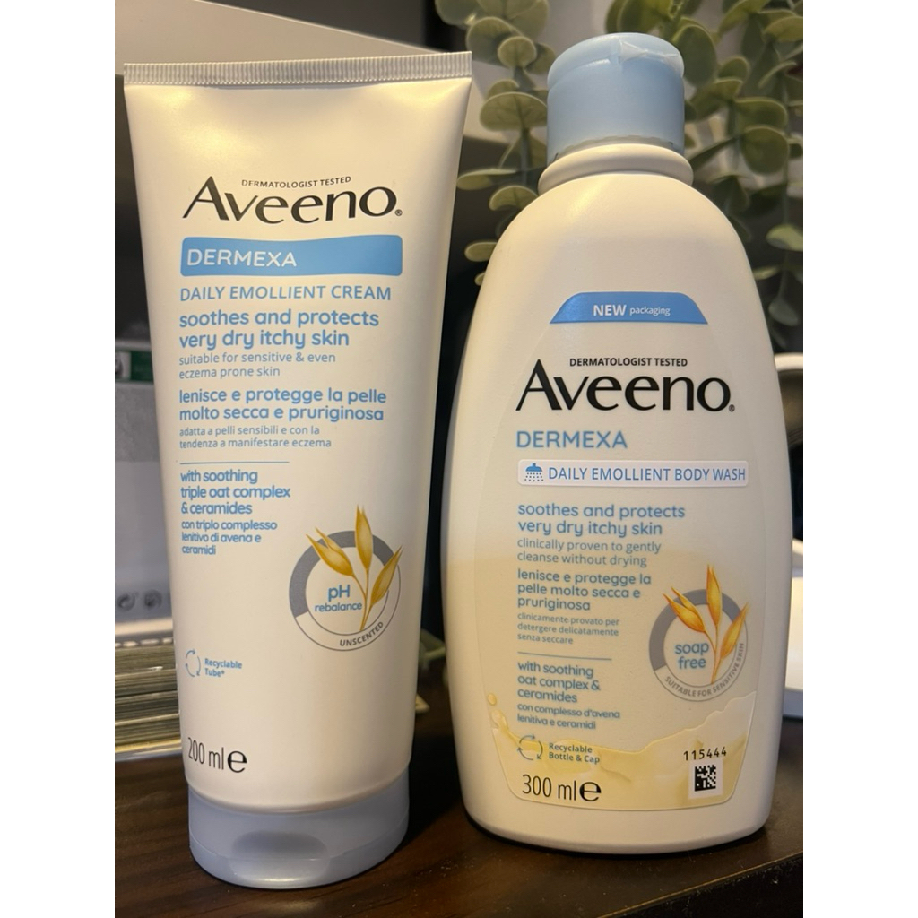 Aveeno Dermexa Soothing Emollient Cream or Wash | Shopee Philippines