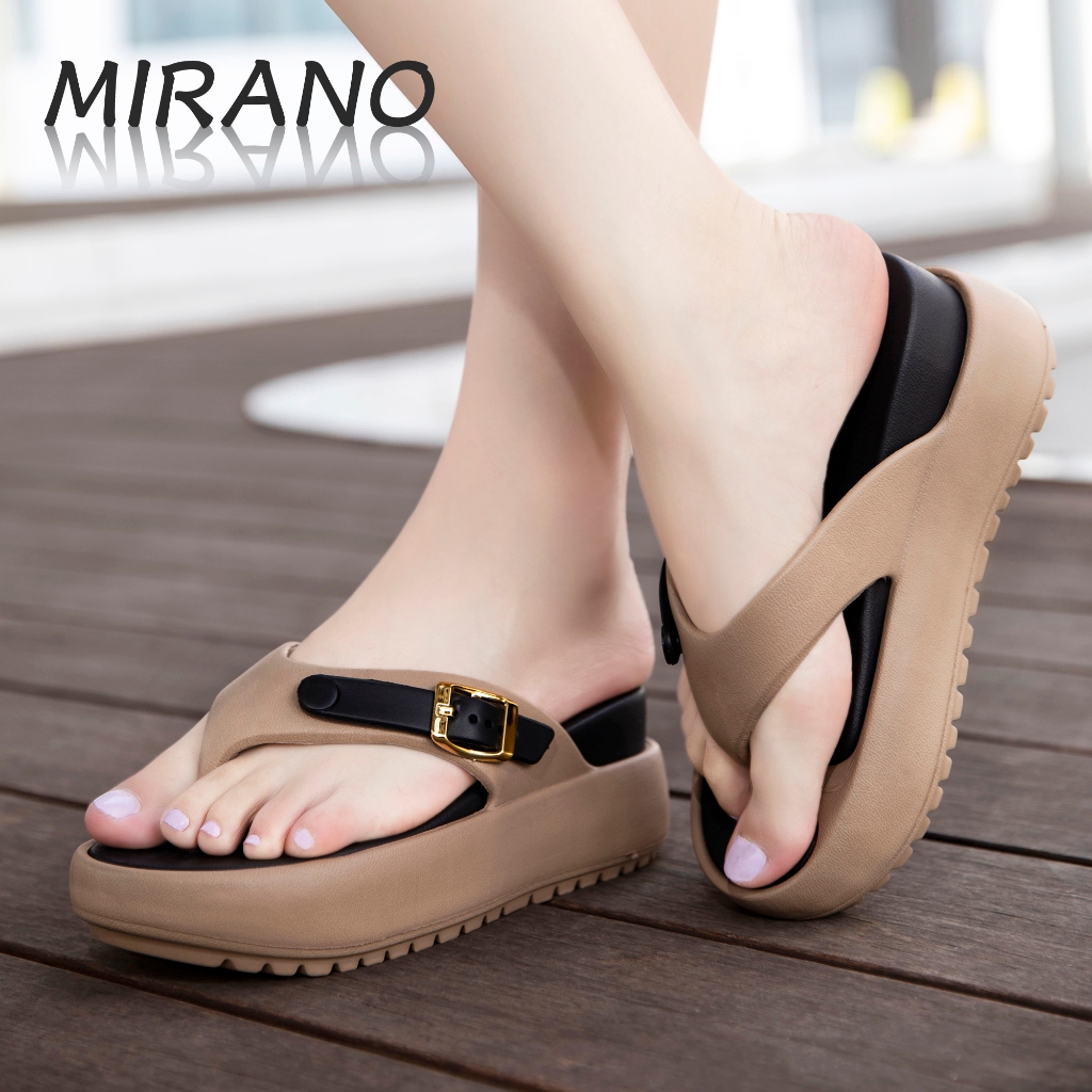 Mirano tsinelas Women's Thick-soled Slippers Height-increasing ...