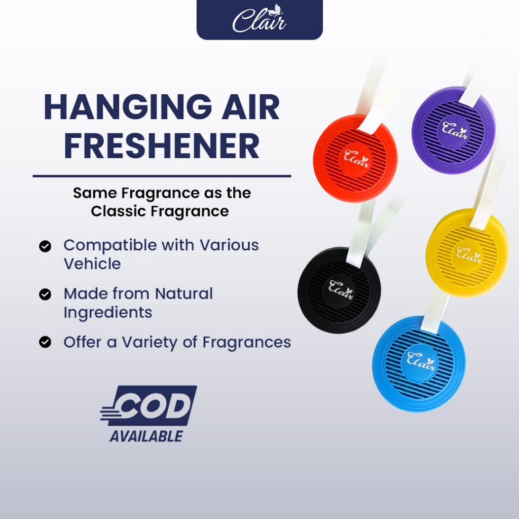 Clair Air Freshener Hangine Beads Shape Eliminates Odour in Car ...