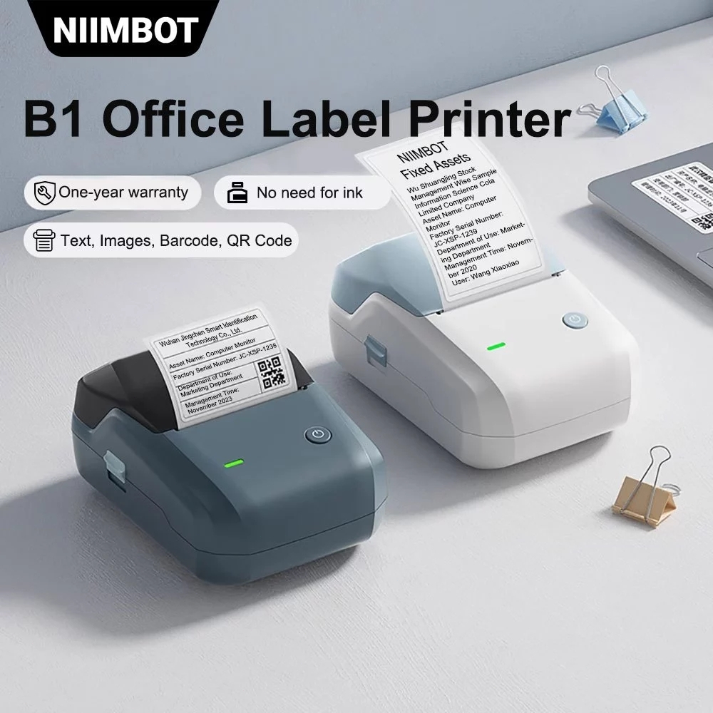 Image 3 of NIIMBOT B1 Series Smart Label Printer (Lavender)