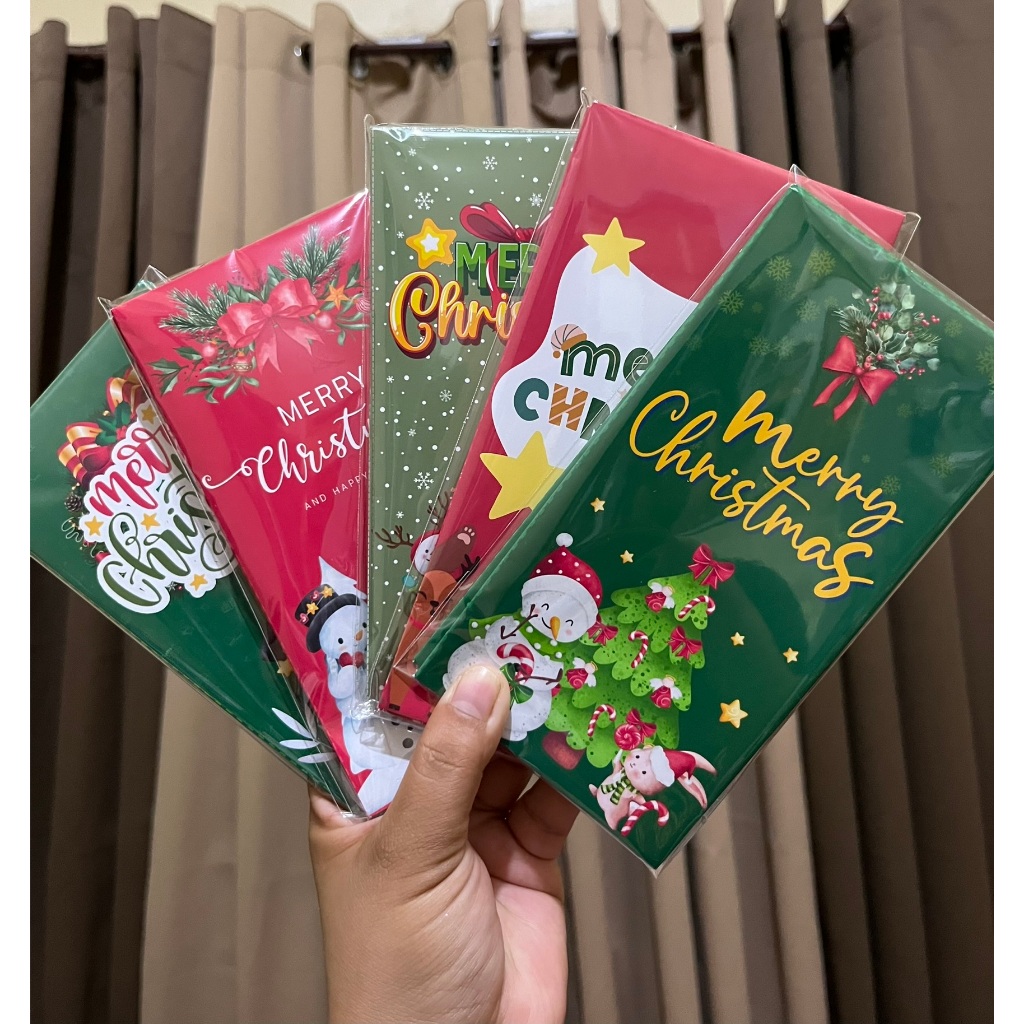 5 PCS Christmas Money Envelope | Shopee Philippines