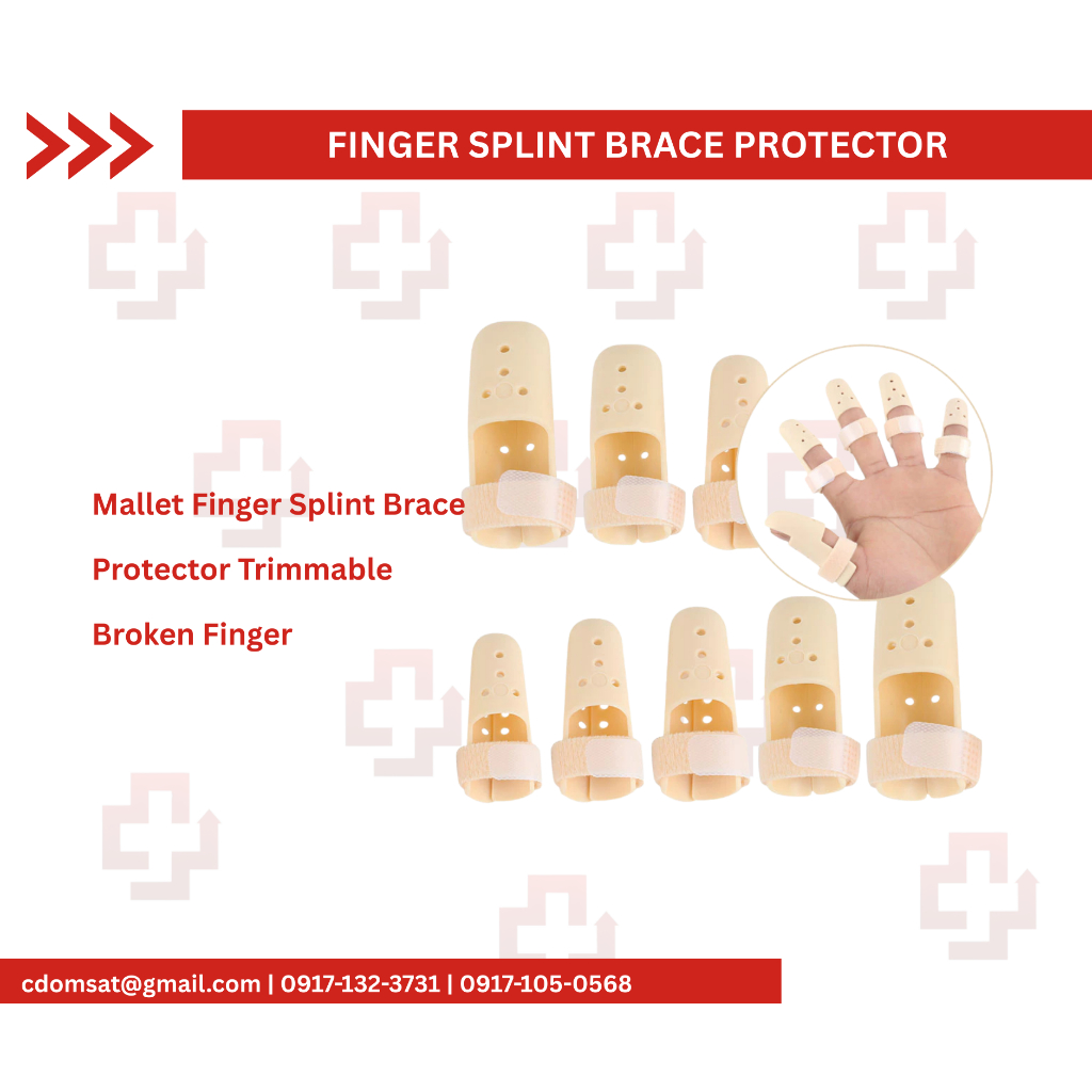Finger Splint Brace Protector | Adjustable Support for Finger Injuries ...