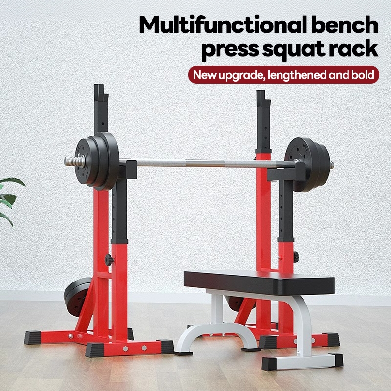 Simple split squat bench press frame for home use fitness barbell ...