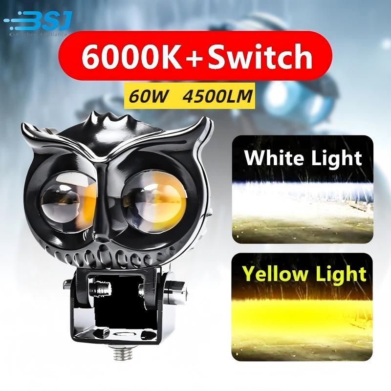 【COD】Waterproof Motorcycle Driving Light Headlight Mini Driving Light ...