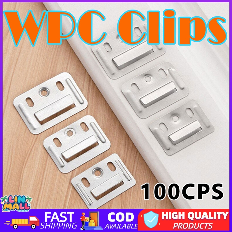 Indoor/Outdoor WPC Wall Ceiling Fluted Cladding Metal Clips - Durable ...