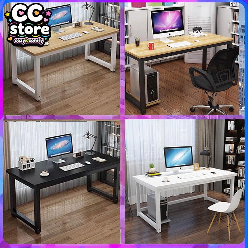 White Office Table Wood Student Desk Computer Table Desk Laptop Table ...