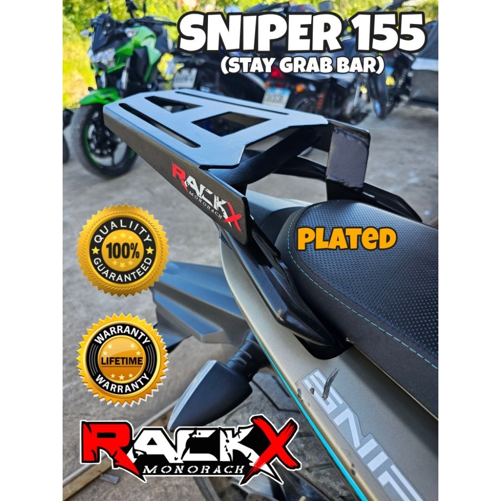 RACK X MONORACK FOR YAMAHA SNIPER 155 / 155R (STAY GRAB BAR) | Shopee ...