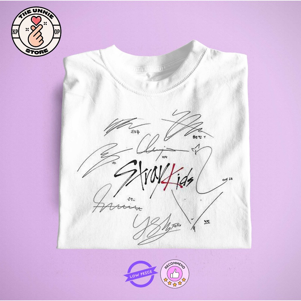 Stray Kids Signature Logo Shirt | Shopee Philippines