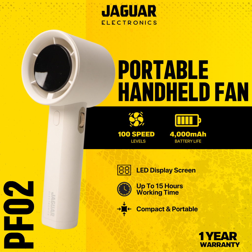 Jaguar Electronics PF02 Portable Handheld Fan | Shopee Philippines