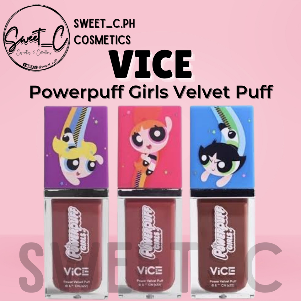 VICE COSMETICS Powerpuff Girls - Power Velvet Puff | Shopee Philippines