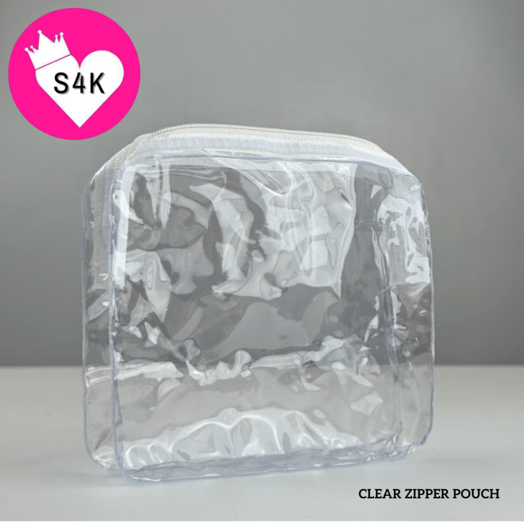 Transparent Cosmetic Pouch with Zipper – Clear Organizer Only (No ...