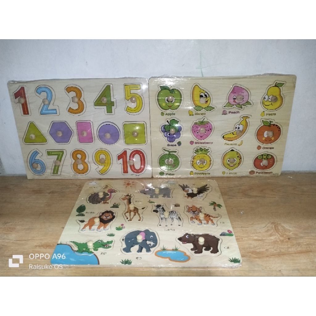 Wooden Insert Puzzles Bundle | Shopee Philippines